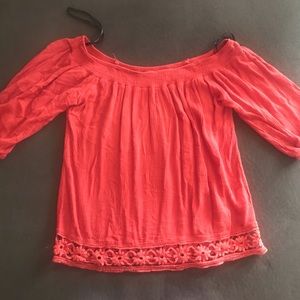 Forever 21 Blouson Shirt red S
